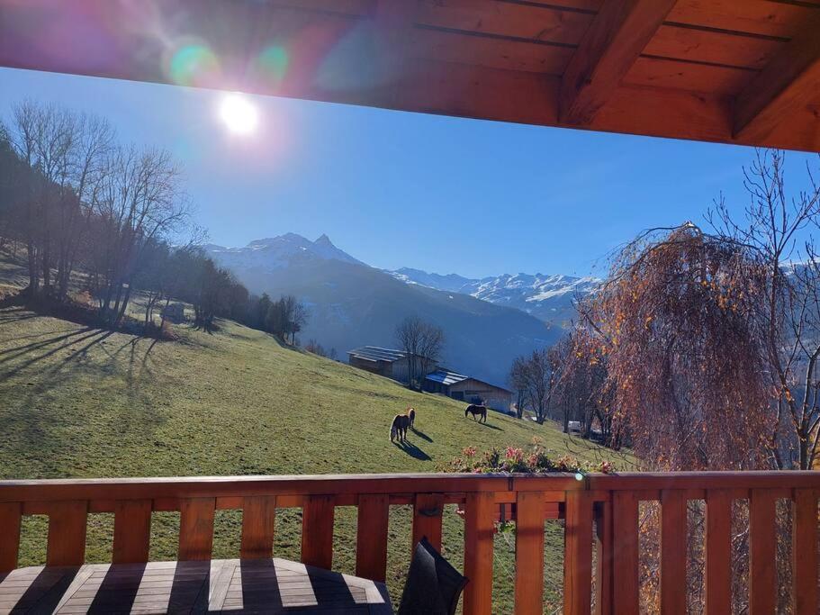 Appart Duplex Chalet Plein Sud Feissons-sur-Salins Dış mekan fotoğraf